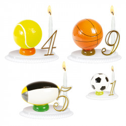 Porte-bougies "Sports et Loisirs" : Ballons