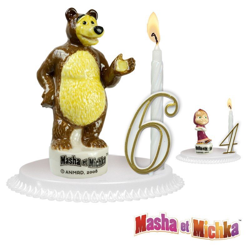 Sublime sujet Porcelaine Masha et Michka, magnifiez vos anniversaires