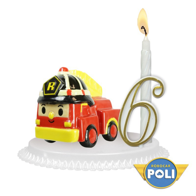 Bougeoirs Robocar Poli Bougeoirs Robocar Poli